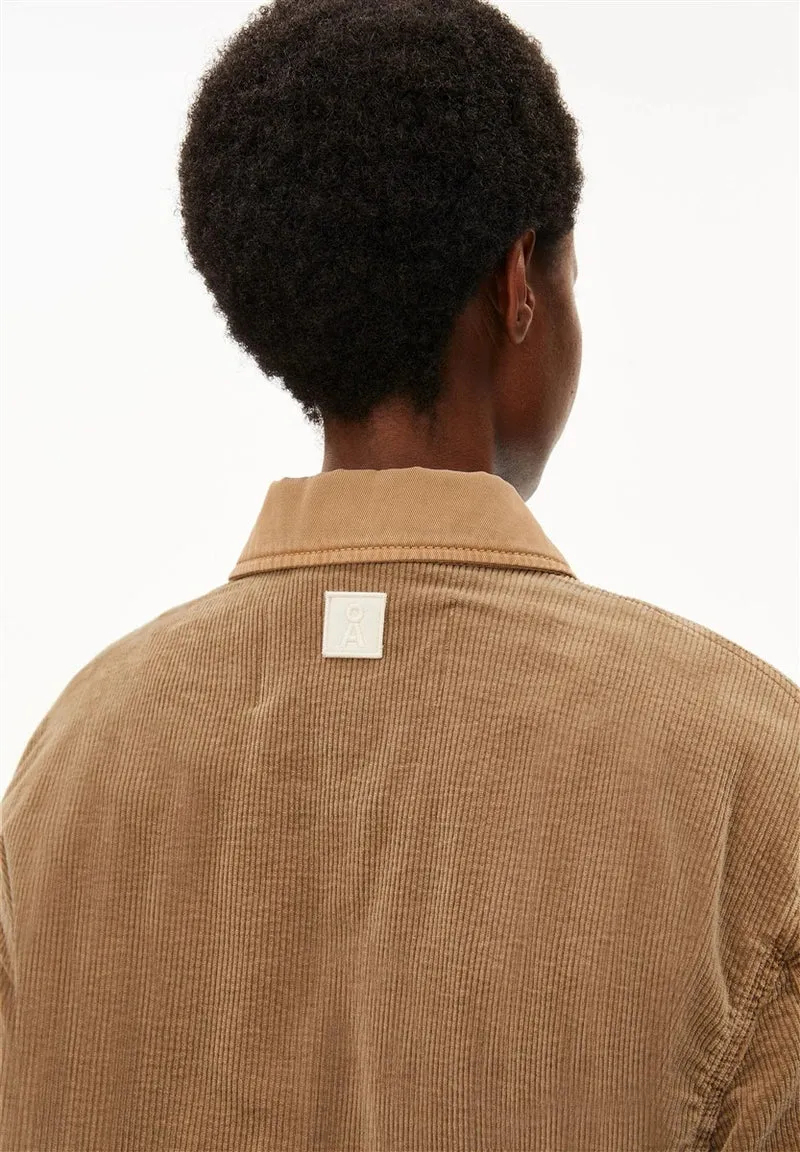 ARMEDANGELS Padded Cord Iconic Å Jacket amberwood