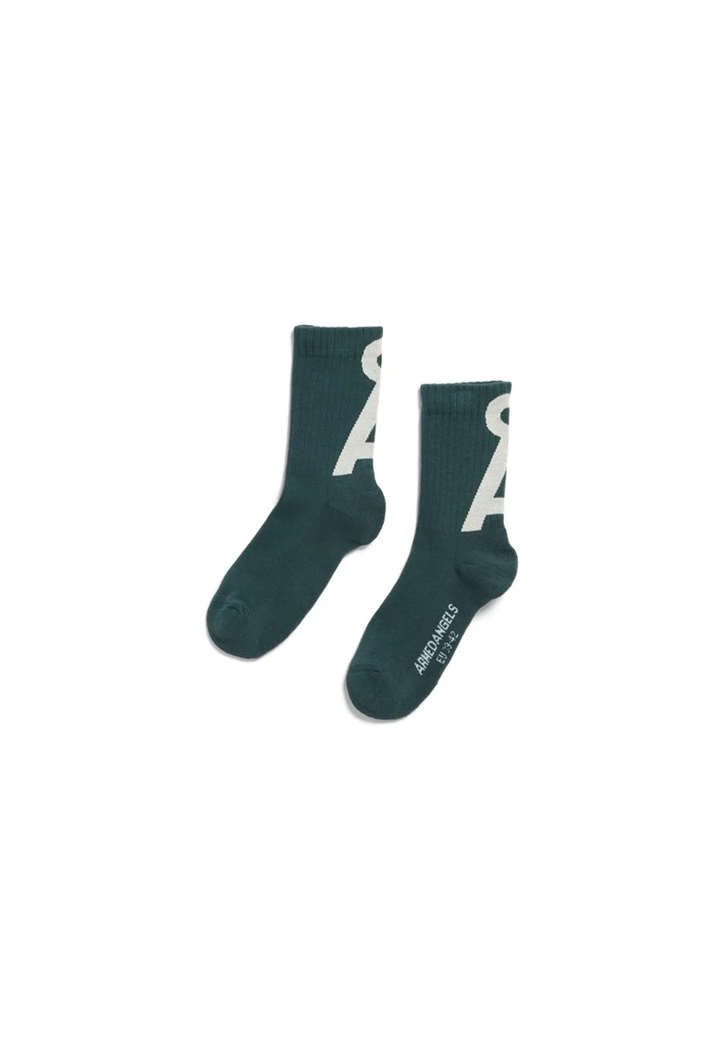 ARMEDANGELS Saamus Short Socks W midnight reef-oatmilk