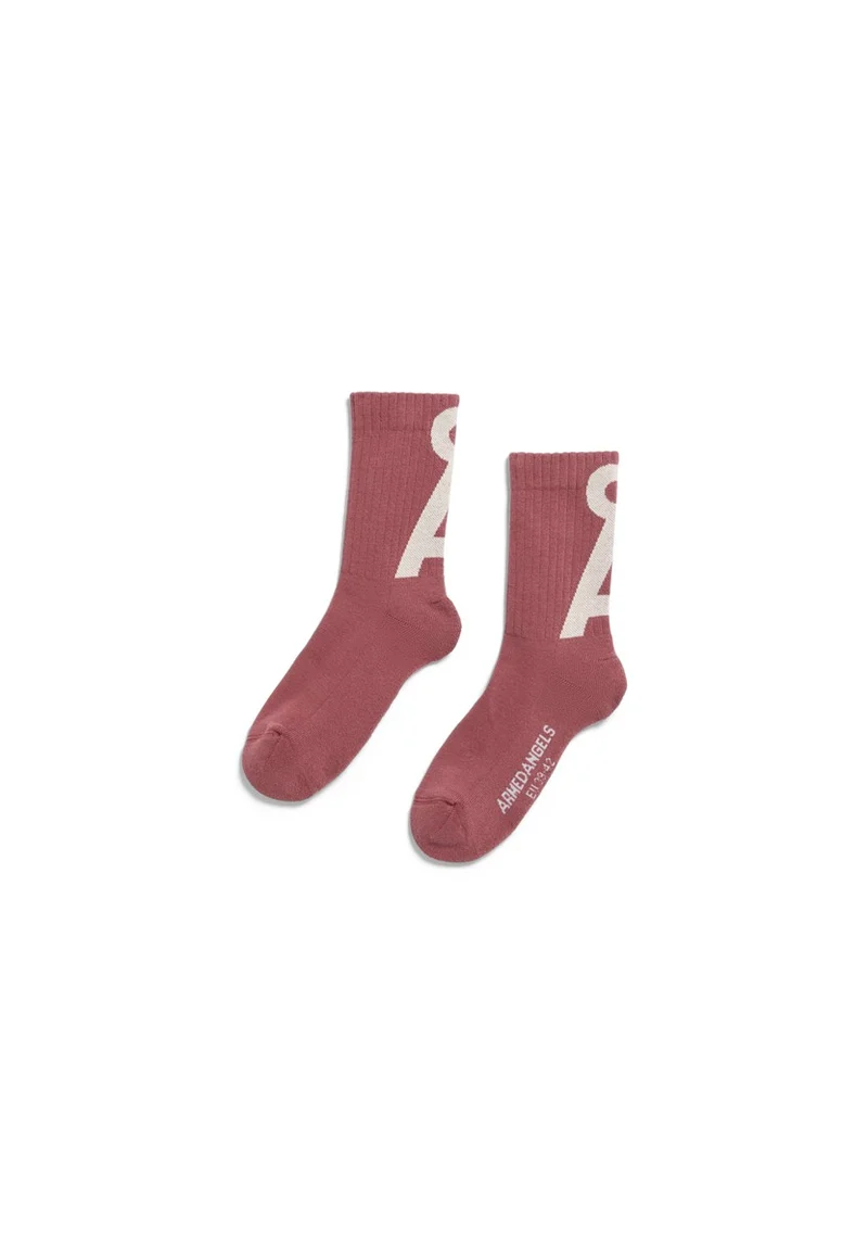 ARMEDANGELS Saamus Short Socks W velvet ember-oatmilk
