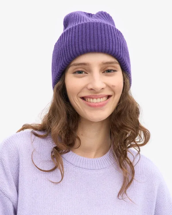 COLORFUL STANDARD Merino Wool Hat ultra violet