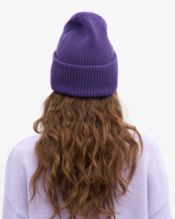 COLORFUL STANDARD Merino Wool Hat ultra violet