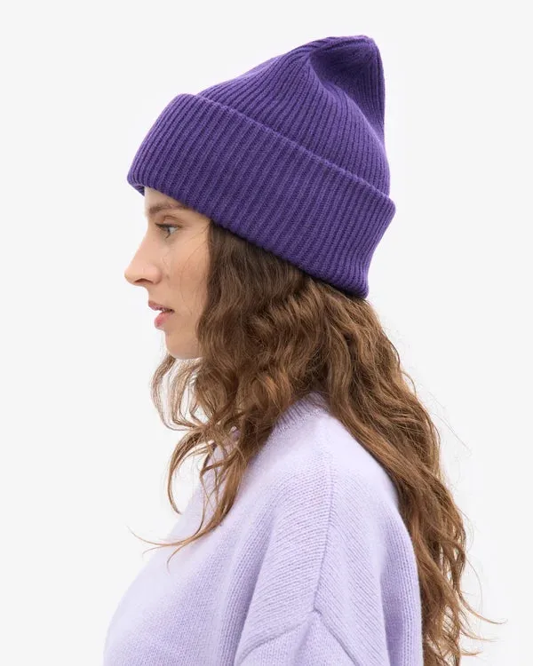 COLORFUL STANDARD Merino Wool Hat ultra violet