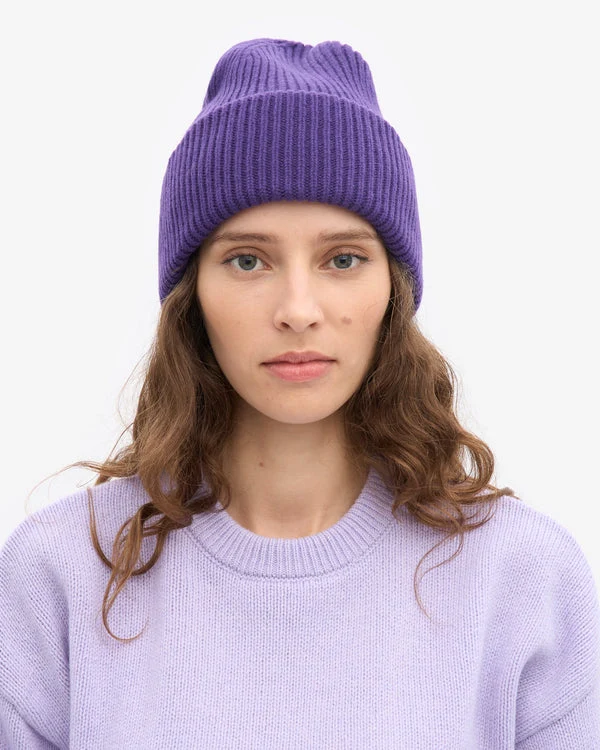 COLORFUL STANDARD Merino Wool Hat ultra violet