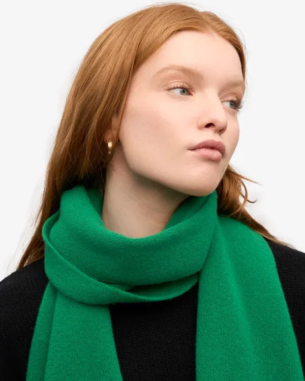 COLORFUL STANDARD Merino Wool Scarf kelly green
