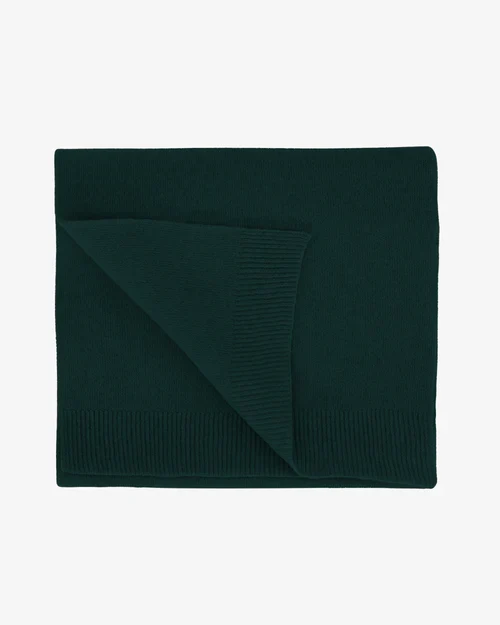 COLORFUL STANDARD Merino Wool Scarf emerald green