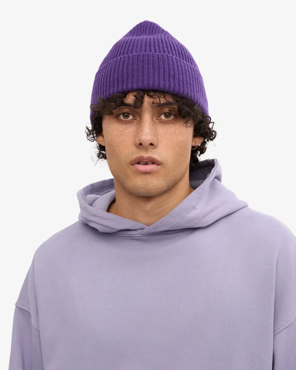 COLORFUL STANDARD Merino Wool Beanie ultra violet