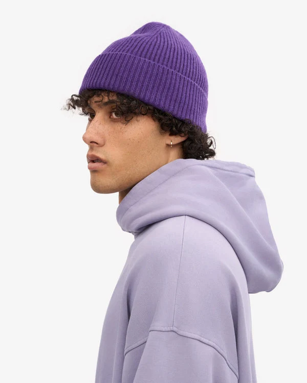 COLORFUL STANDARD Merino Wool Beanie ultra violet