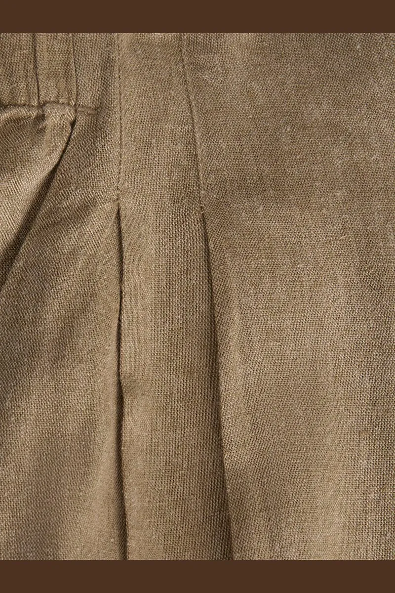 Jjxx - Jxalmira Linen Blend Pant Ln - 4919742 Silver Mink