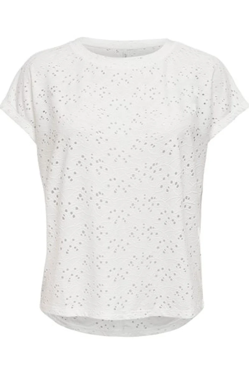 Only - Onlsmilla S/S Top - 3623088 Cloud Dancer