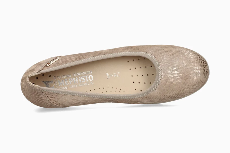Ballerines EMILIE taupe clair