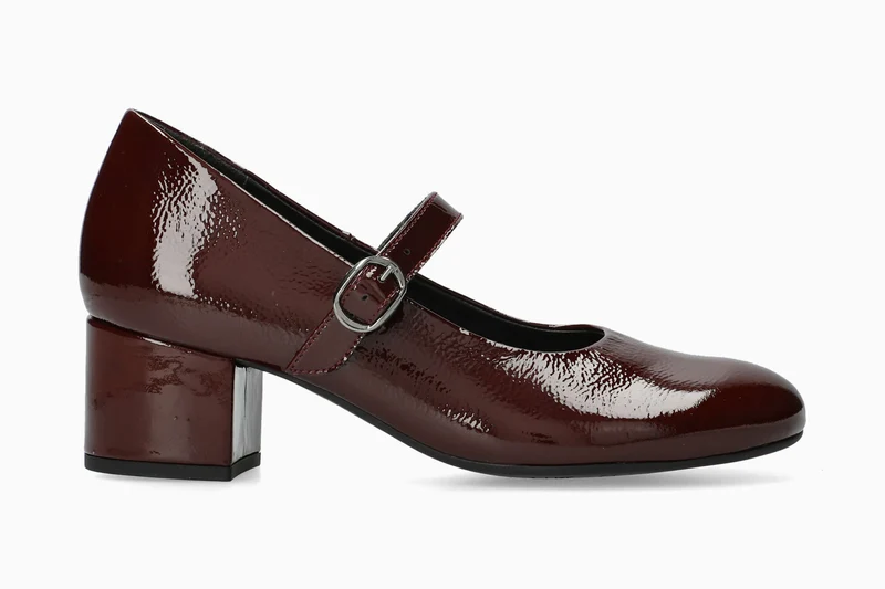Ballerines TOPAZE rouge foncé