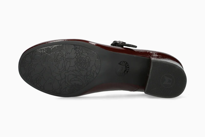 Ballerines TOPAZE rouge foncé