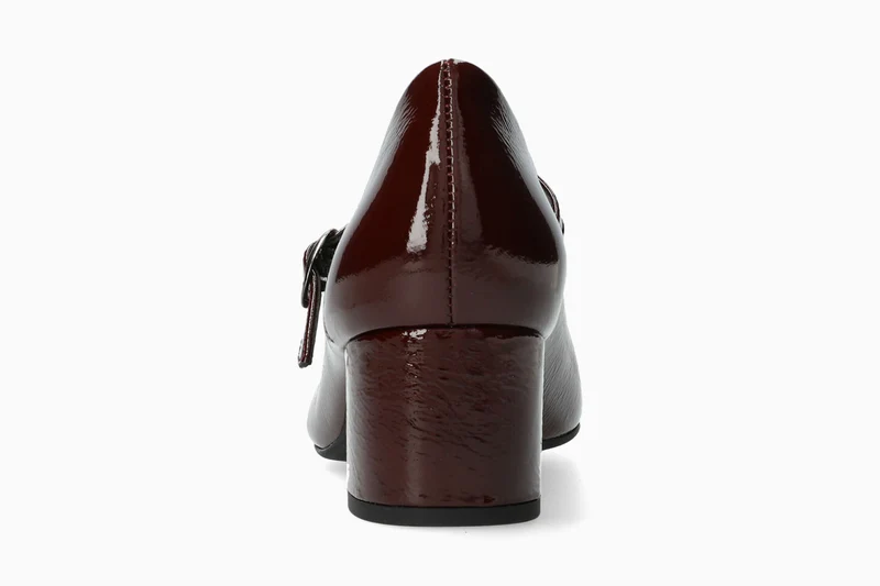 Ballerines TOPAZE rouge foncé