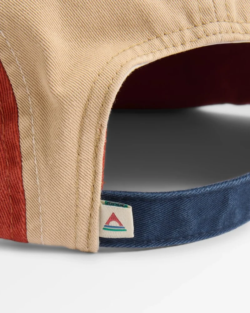 PASSENGER Fixie Organic 5 Panel Cap blue navy/dark rust