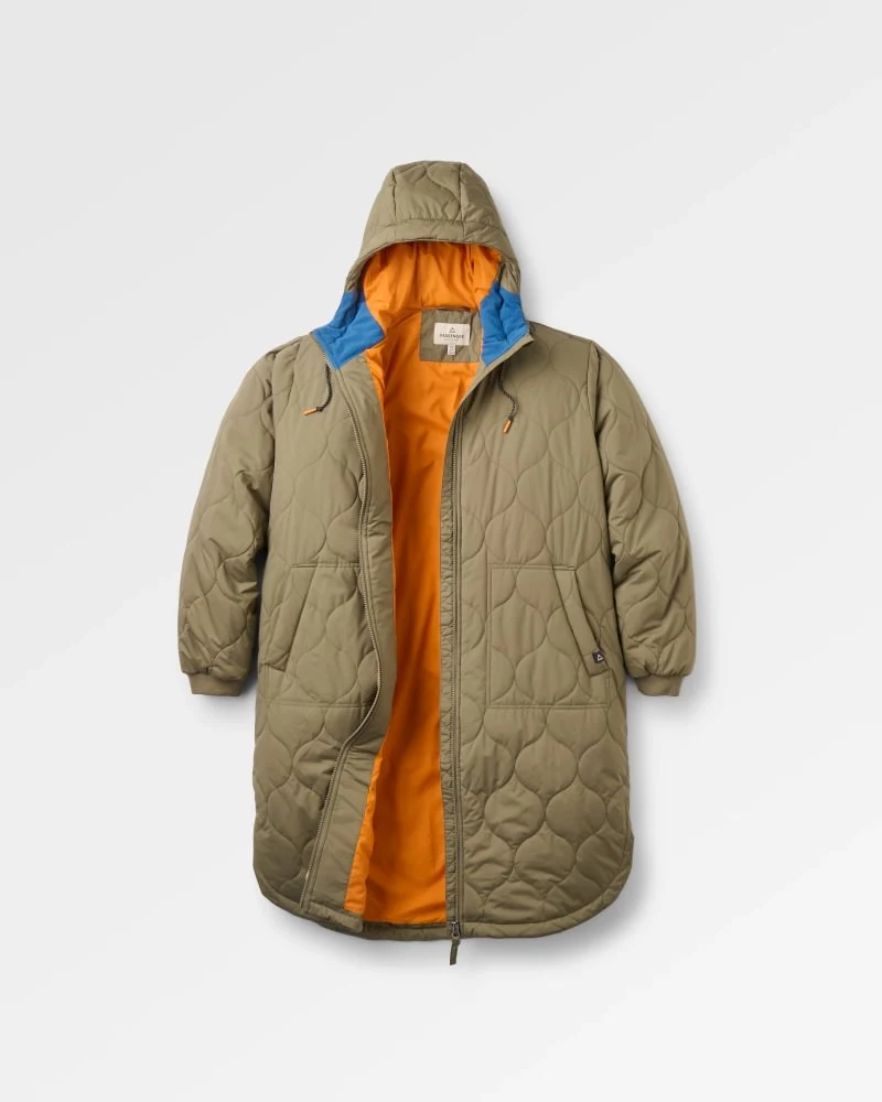 PASSENGER Flora Long Recycled Insulated Parka dusty olive