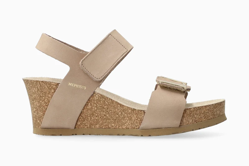 Sandales LEONORE taupe clair