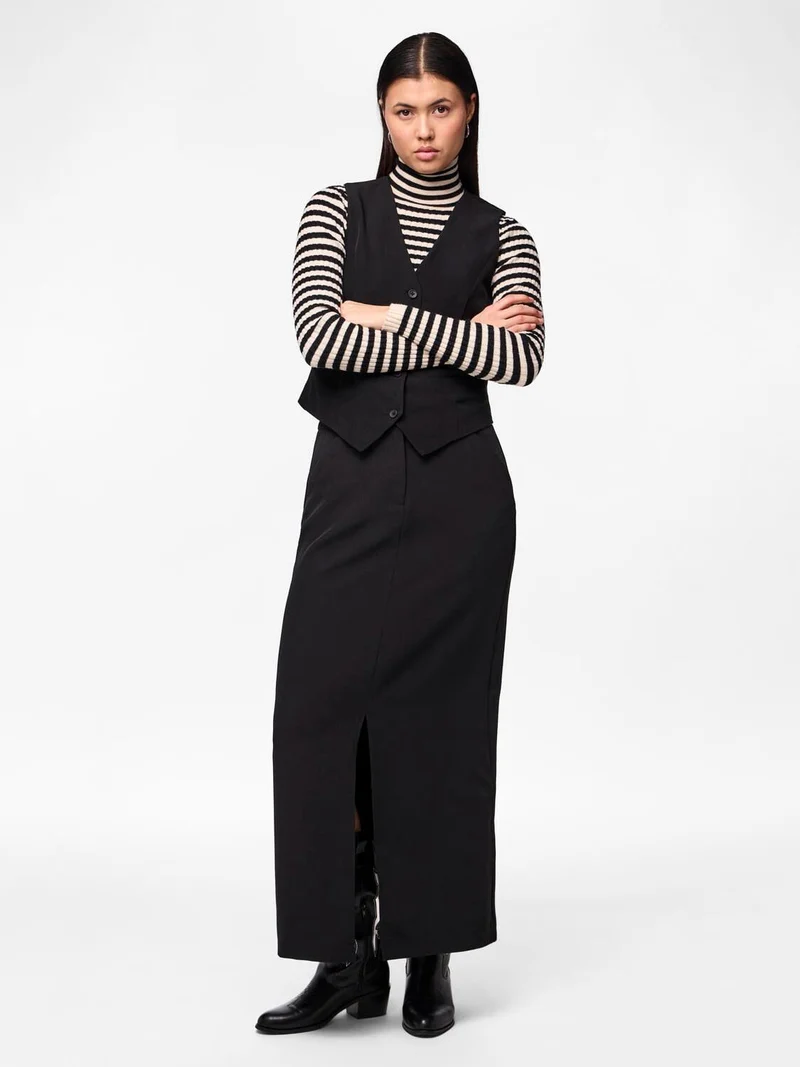 Pieces - Pcbozzy Ankle Skirt - 4563742 Black