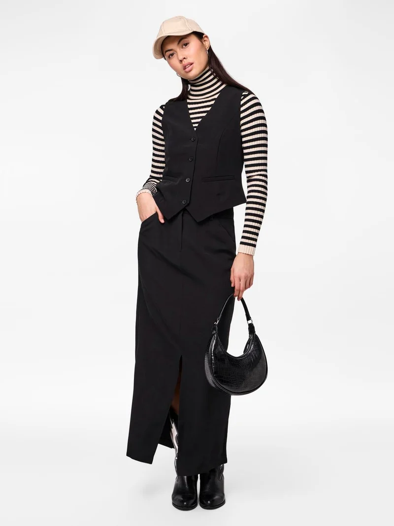 Pieces - Pcbozzy Ankle Skirt - 4563742 Black