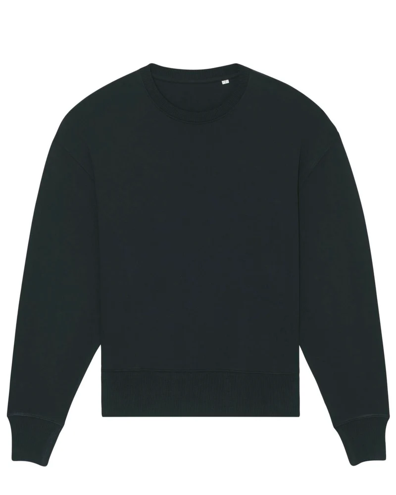 FAIRFITTERS Basic Sweatshirt Relaxed Fit Unisex schwarz