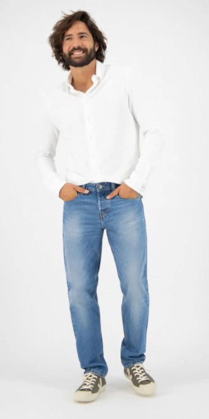 MUD JEANS Extra Easy fan stone