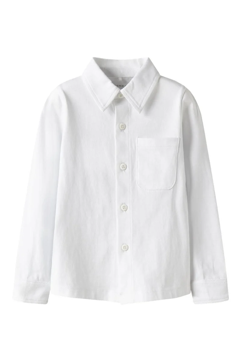 Name It - Nmmronalo Ls Jersey Shirt - 4874456 Bright White