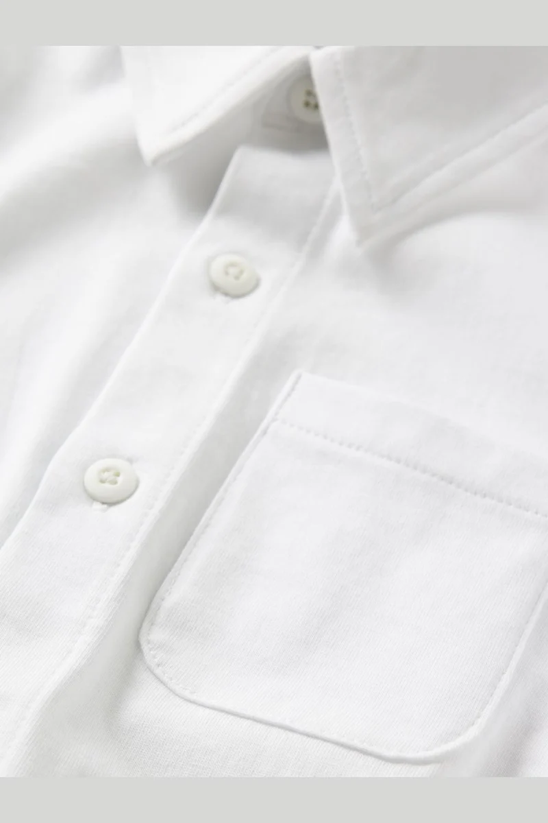 Name It - Nmmronalo Ls Jersey Shirt - 4874456 Bright White