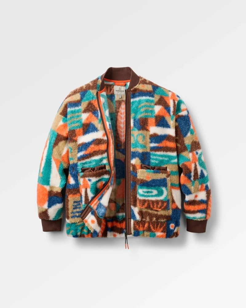 PASSENGER Lucia Sherpa Fleece 2.0 lost on purpose pacific green