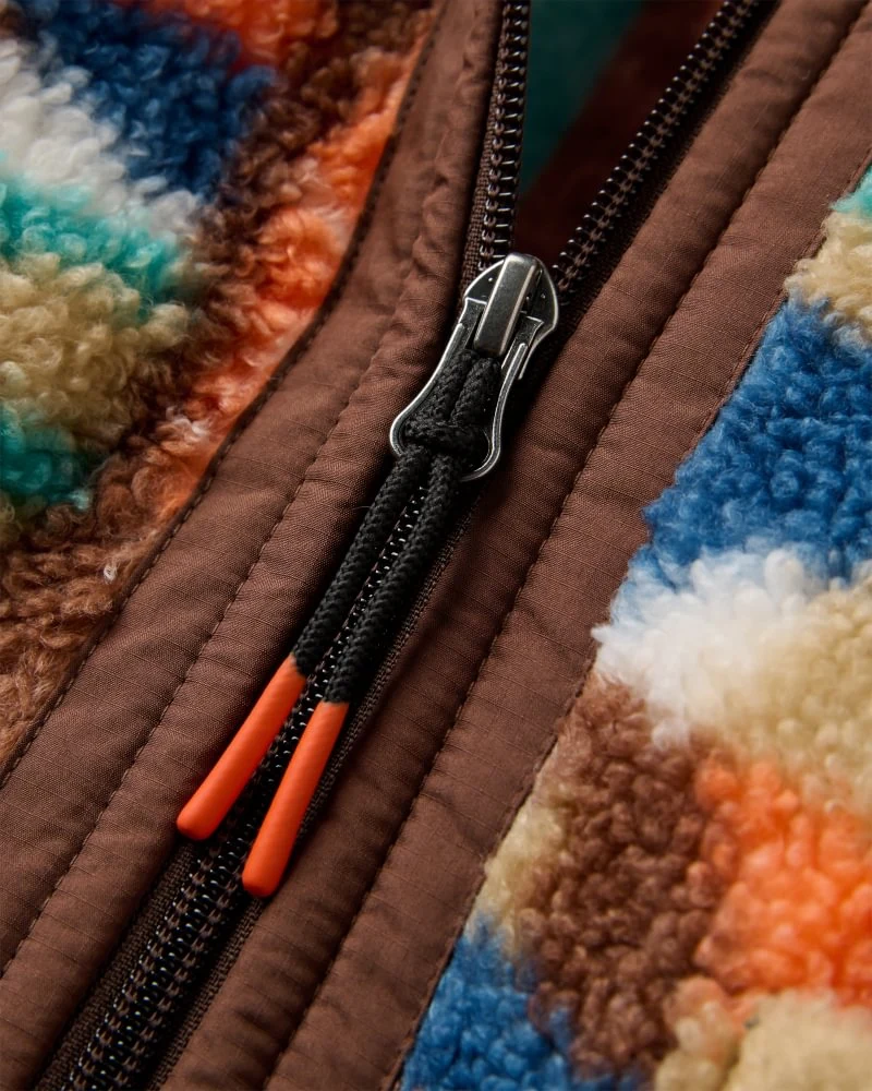PASSENGER Lucia Sherpa Fleece 2.0 lost on purpose pacific green