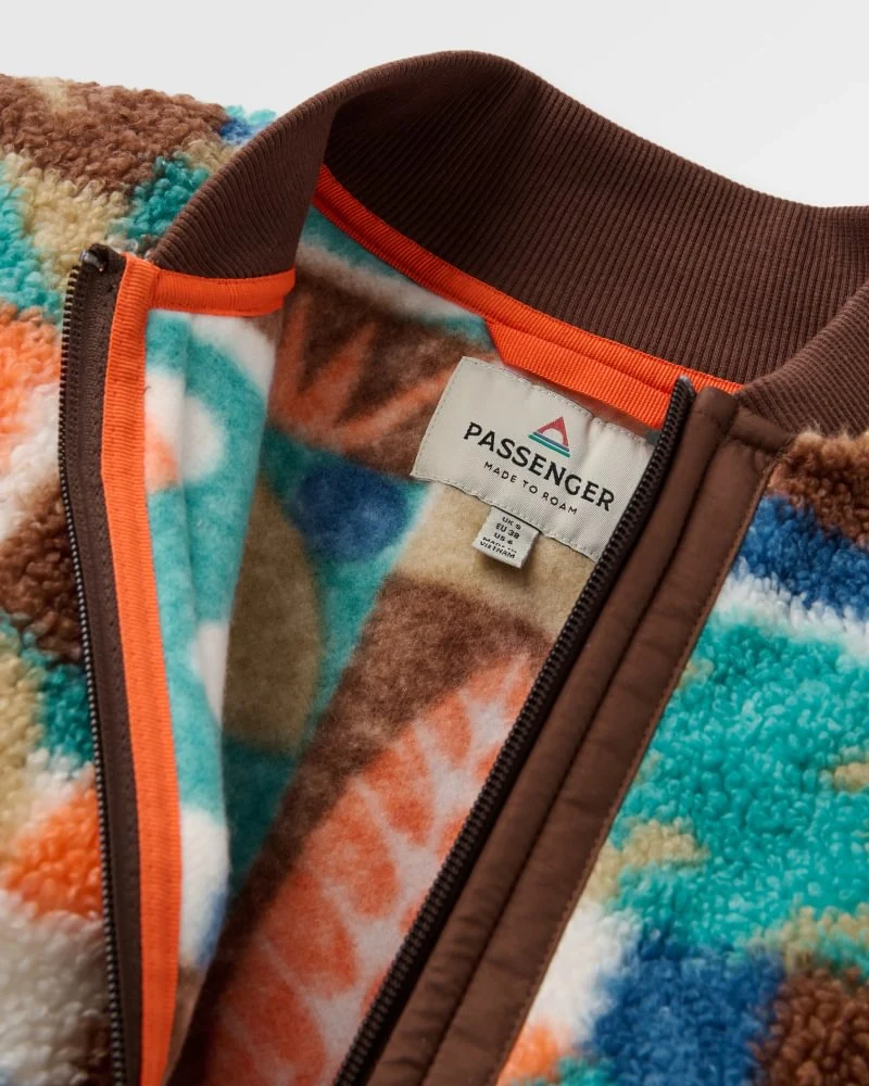 PASSENGER Lucia Sherpa Fleece 2.0 lost on purpose pacific green