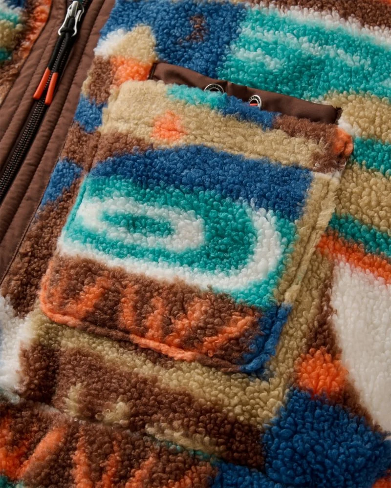 PASSENGER Lucia Sherpa Fleece 2.0 lost on purpose pacific green