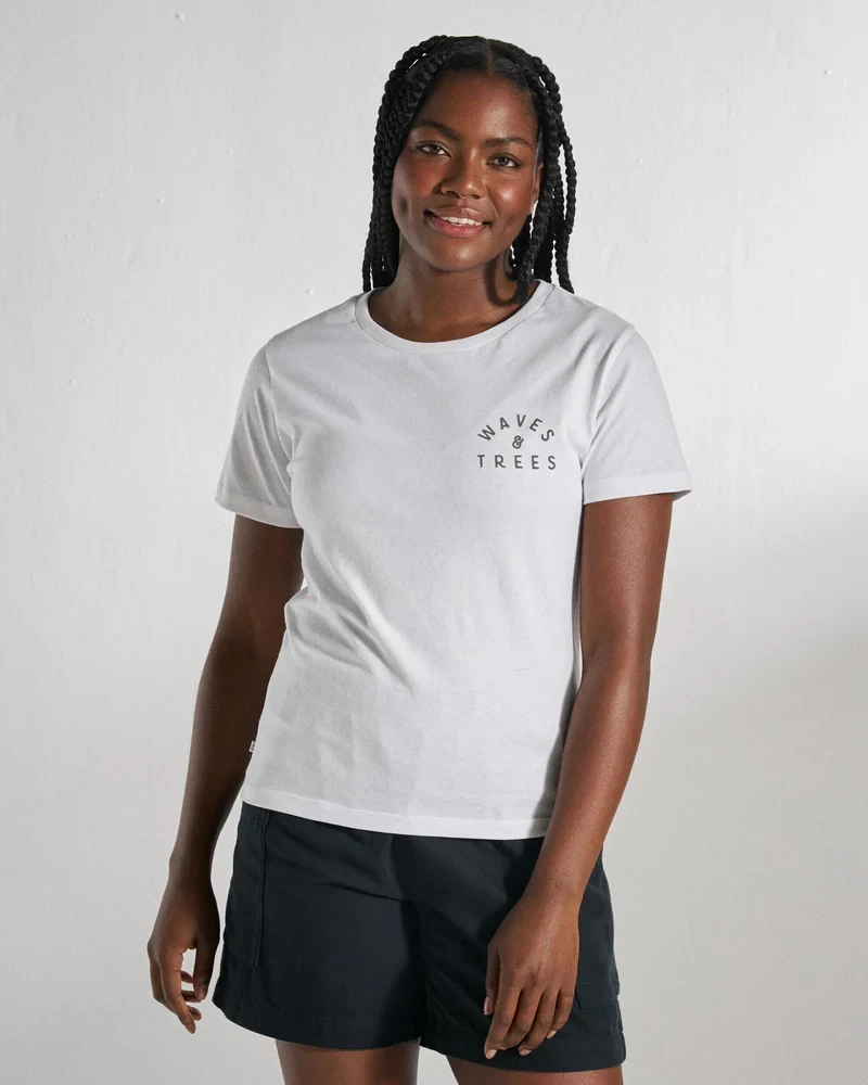 PASSENGER Penida Recycled Cotton T-Shirt white