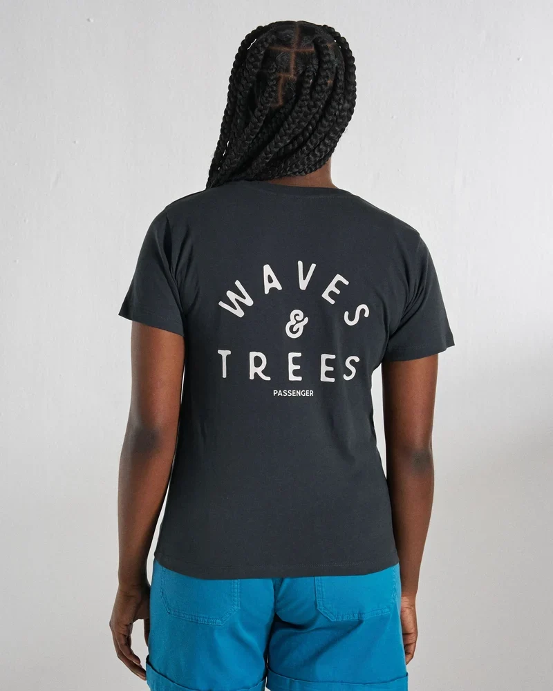 PASSENGER Penida Recycled Cotton T-Shirt black