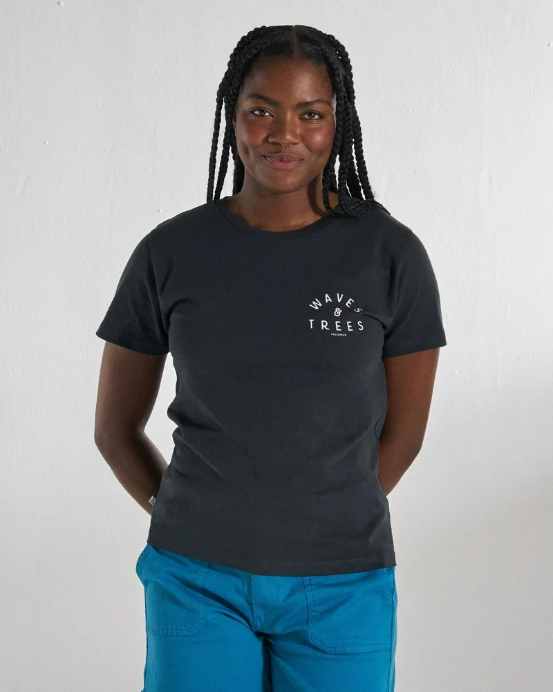 PASSENGER Penida Recycled Cotton T-Shirt black