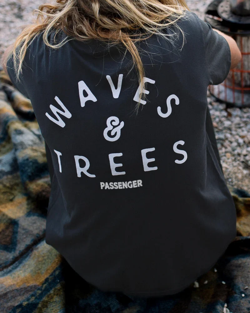 PASSENGER Penida Recycled Cotton T-Shirt black