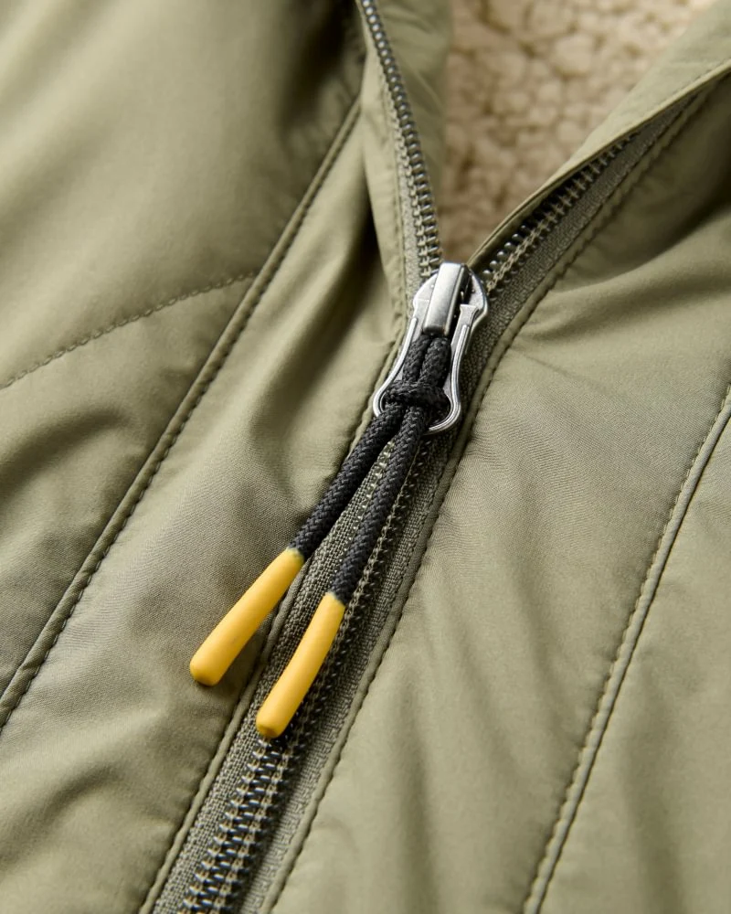 PASSENGER Lucia Sherpa Lined Bomber Jacket 2.0 dusty olive