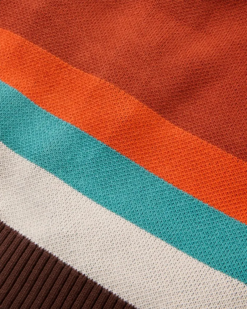 PASSENGER Scenic Recycled Knitted Cardigan 2.3 scenic chestnut