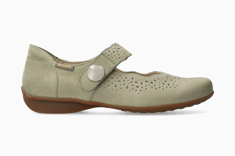 Ballerines FABIENNE kaki clair