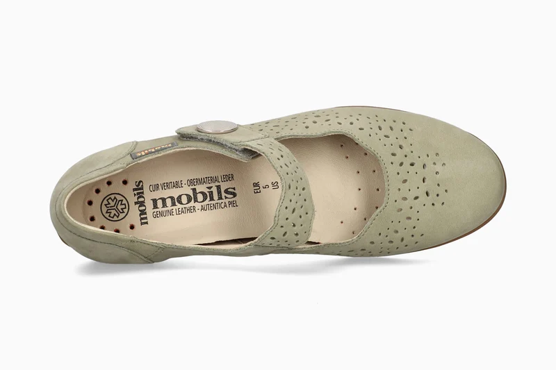Ballerines FABIENNE kaki clair