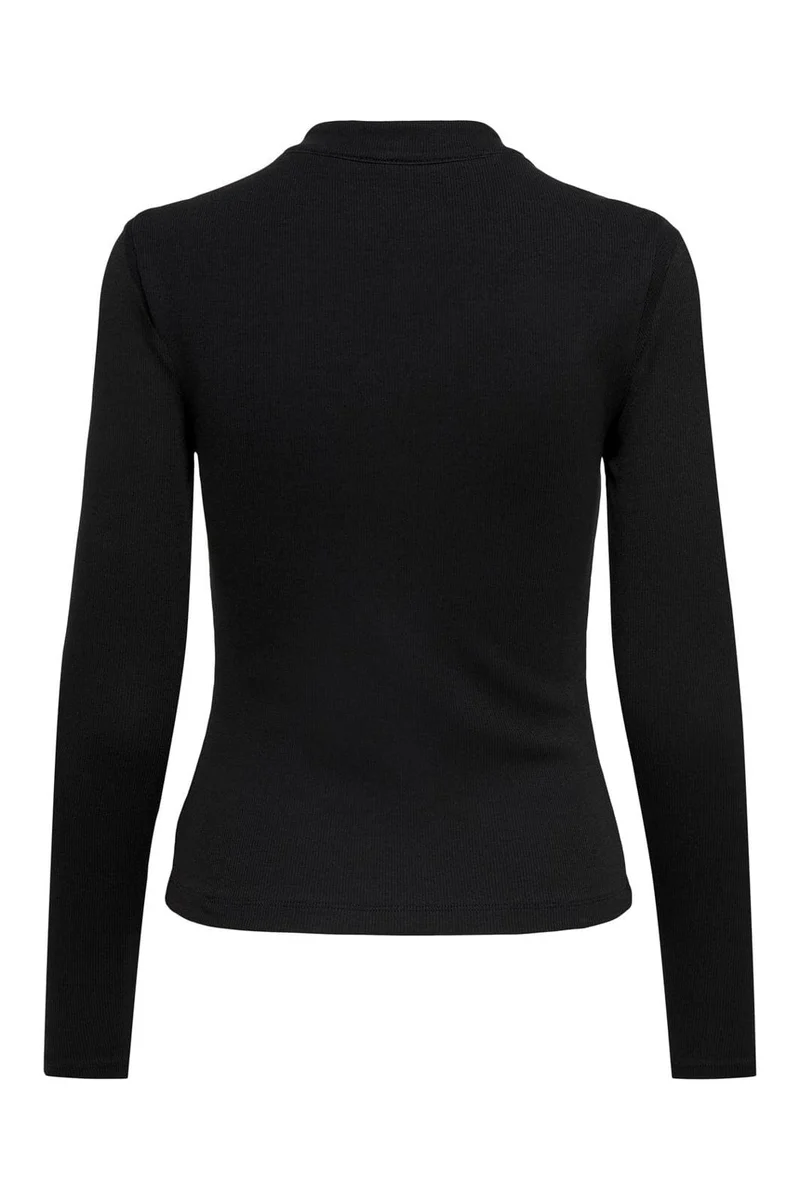 Only - Onljules L/S Detail Top - 5250303 Black
