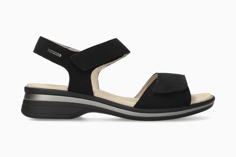 Sandales FLORALINE noires