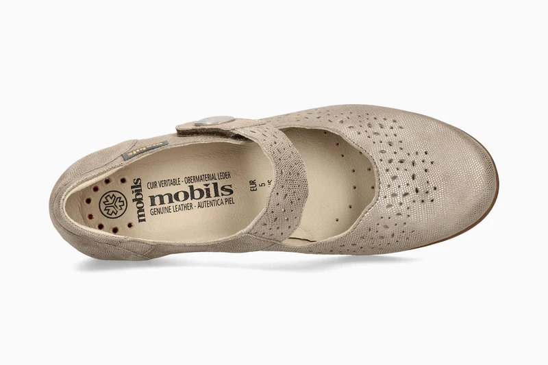 Ballerines FABIENNE taupe clair