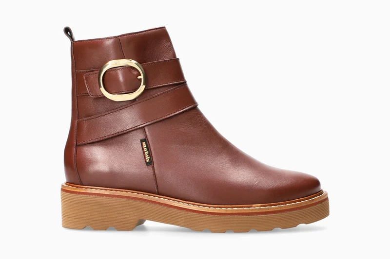 Bottines OLLIA marron foncé