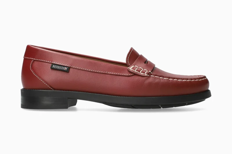 Mocassins NEDA bordeaux foncé