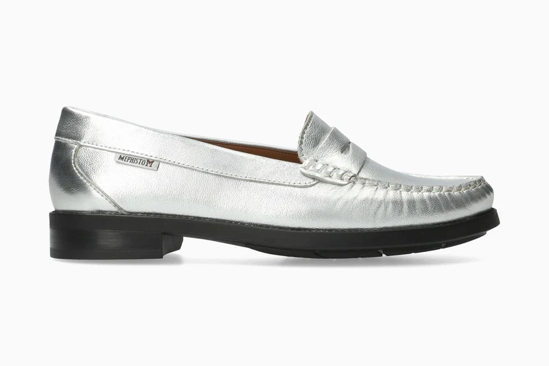 Mocassins NEDA argent