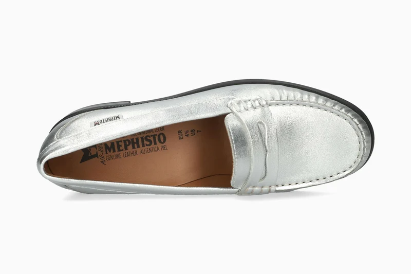 Mocassins NEDA argent