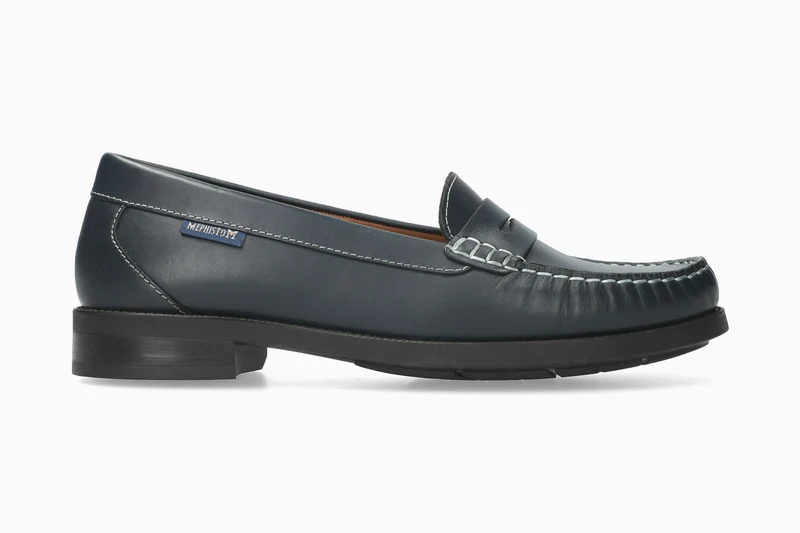 Mocassins NEDA bleu marine