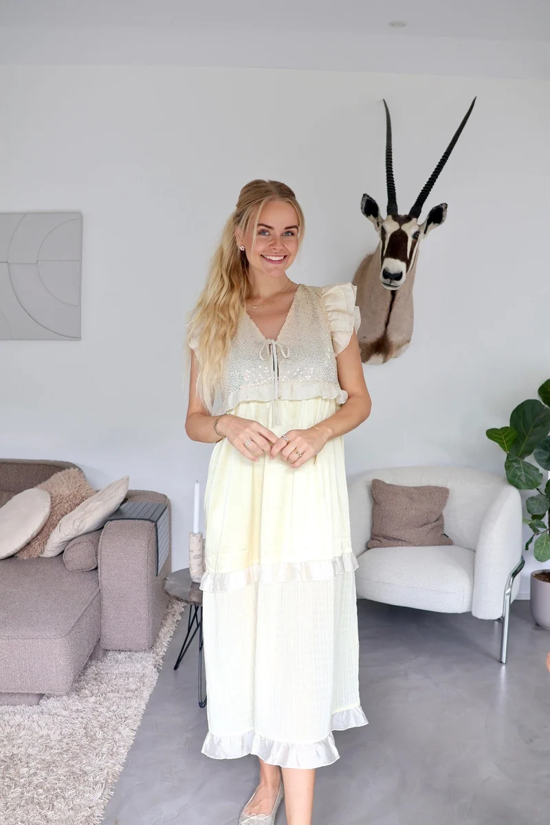Liberte x Molly&My - Nor-Frill-Dress 22236 - Butter Yellow