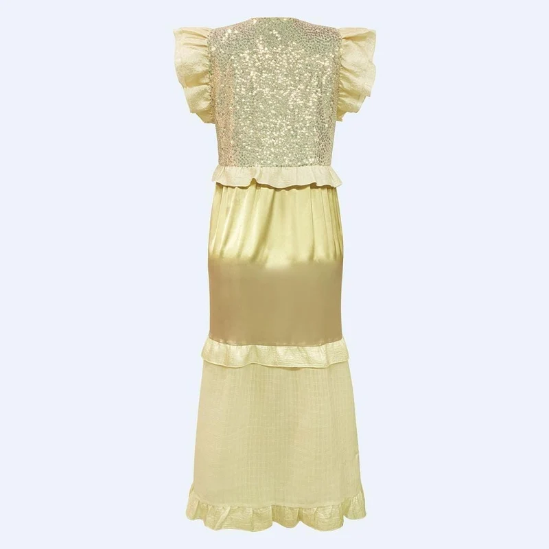 Liberte x Molly&My - Nor-Frill-Dress 22236 - Butter Yellow