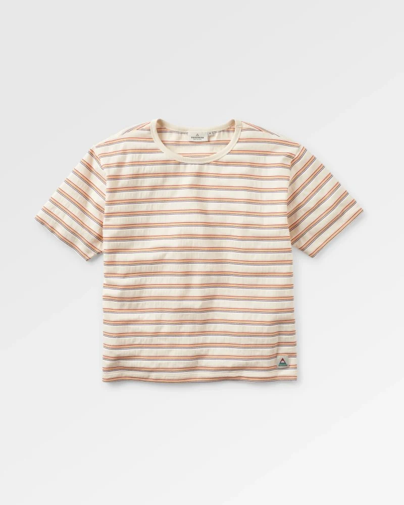 PASSENGER Retro Vibes Organic Cotton T-Shirt retro stripe