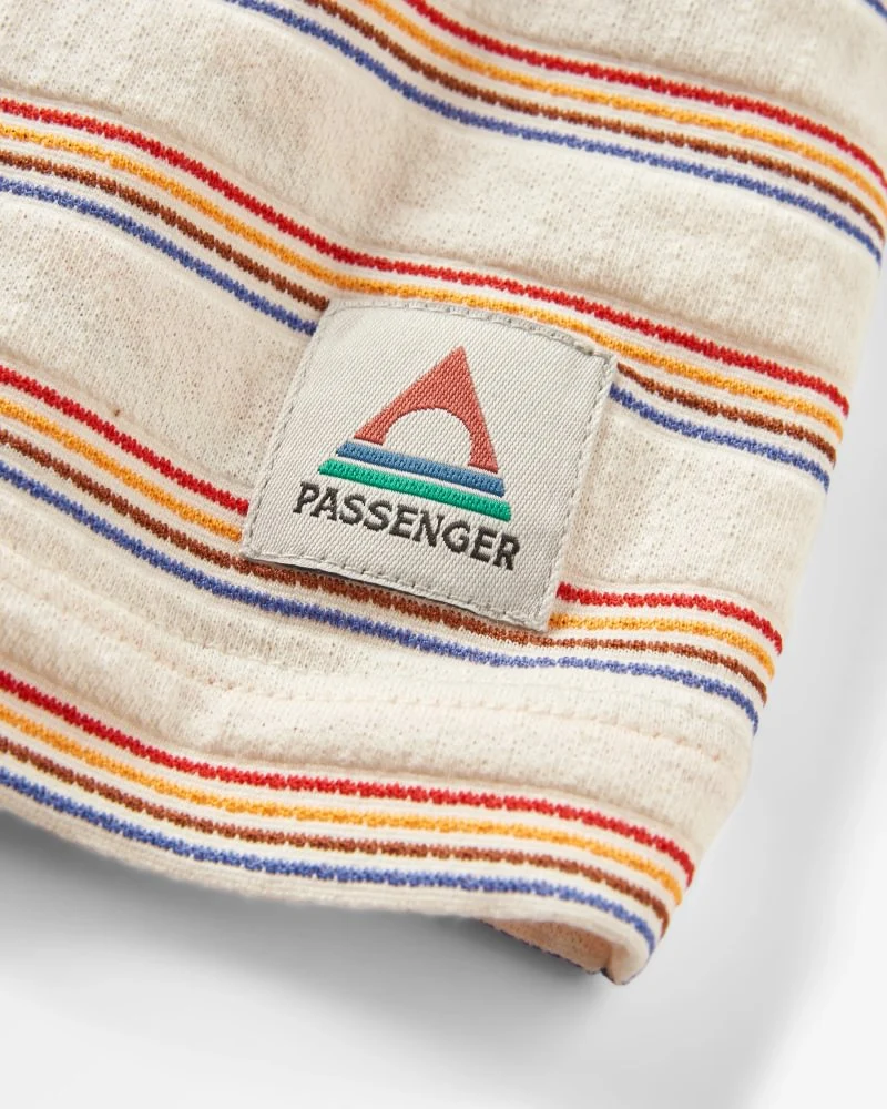 PASSENGER Retro Vibes Organic Cotton T-Shirt retro stripe